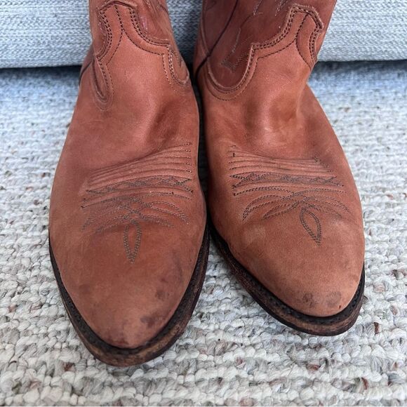 Dan Post Brown Cowbu Western leather boots main image 9